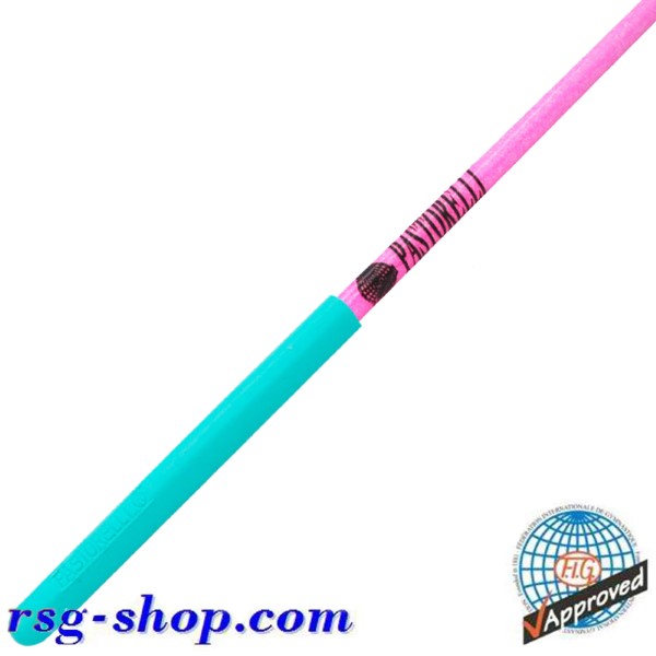 Stab 60cm Pastorelli Glitter Pink Grip Aquamarine FIG Art. 04578
